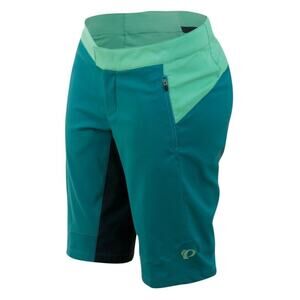 Pearl Izumi MTB Cycling Shorts Womens Size XL Summit Green Soft Shell Inseam 13”